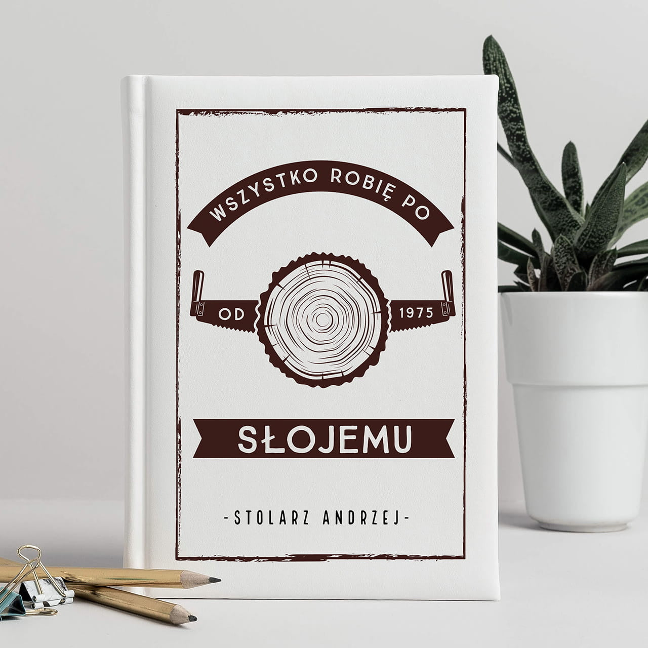 Personalizowany kalendarz dla stolarza