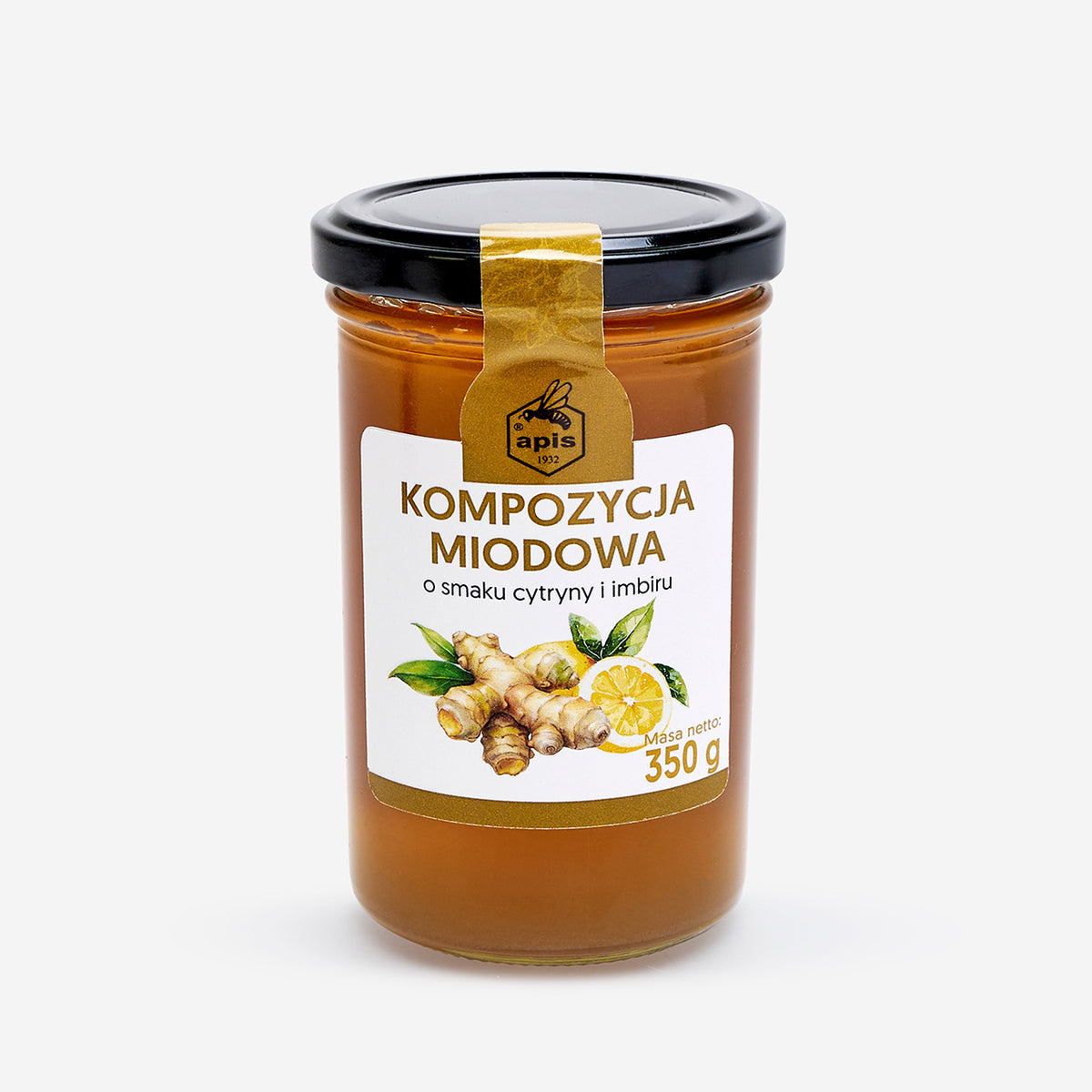 Miód polski na prezent - cytryna i imbir