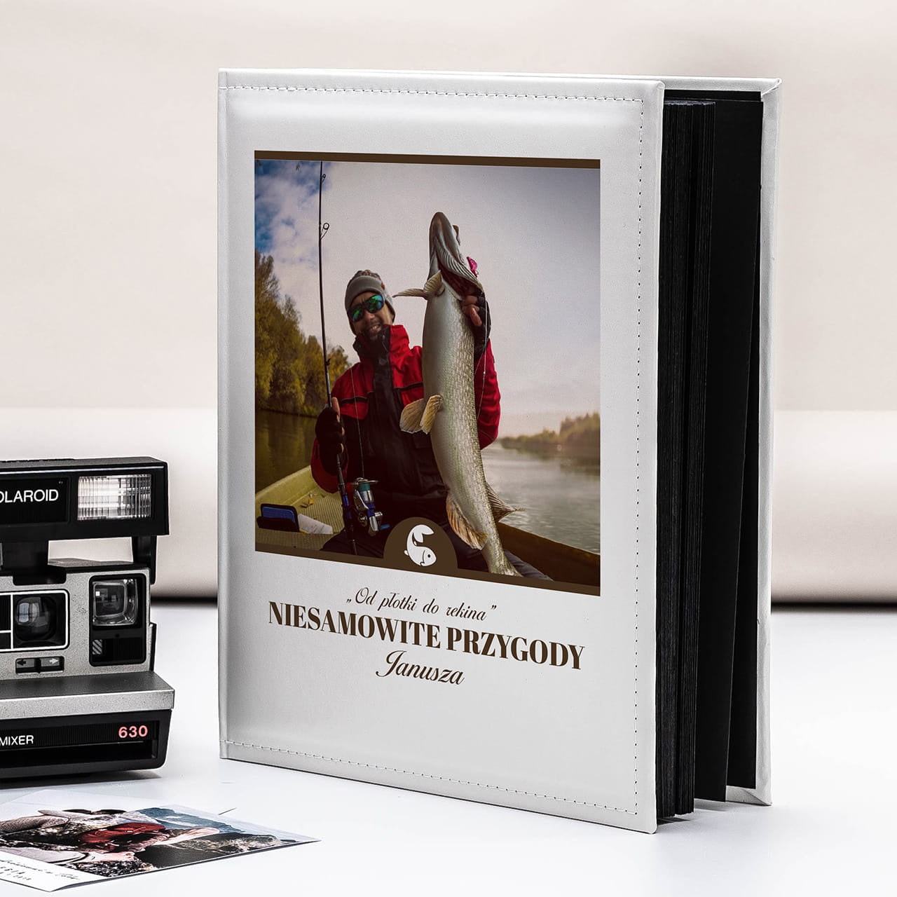 Personalizowany album dla wędkarza prezent dla wędkarza gadżet dla wędkarza album personalizowany
