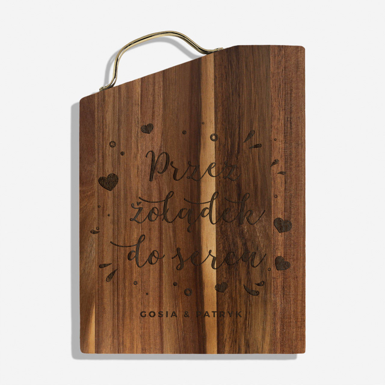 Kuchenna deska grawerowana na prezent na Walentynki prezent dla żony 