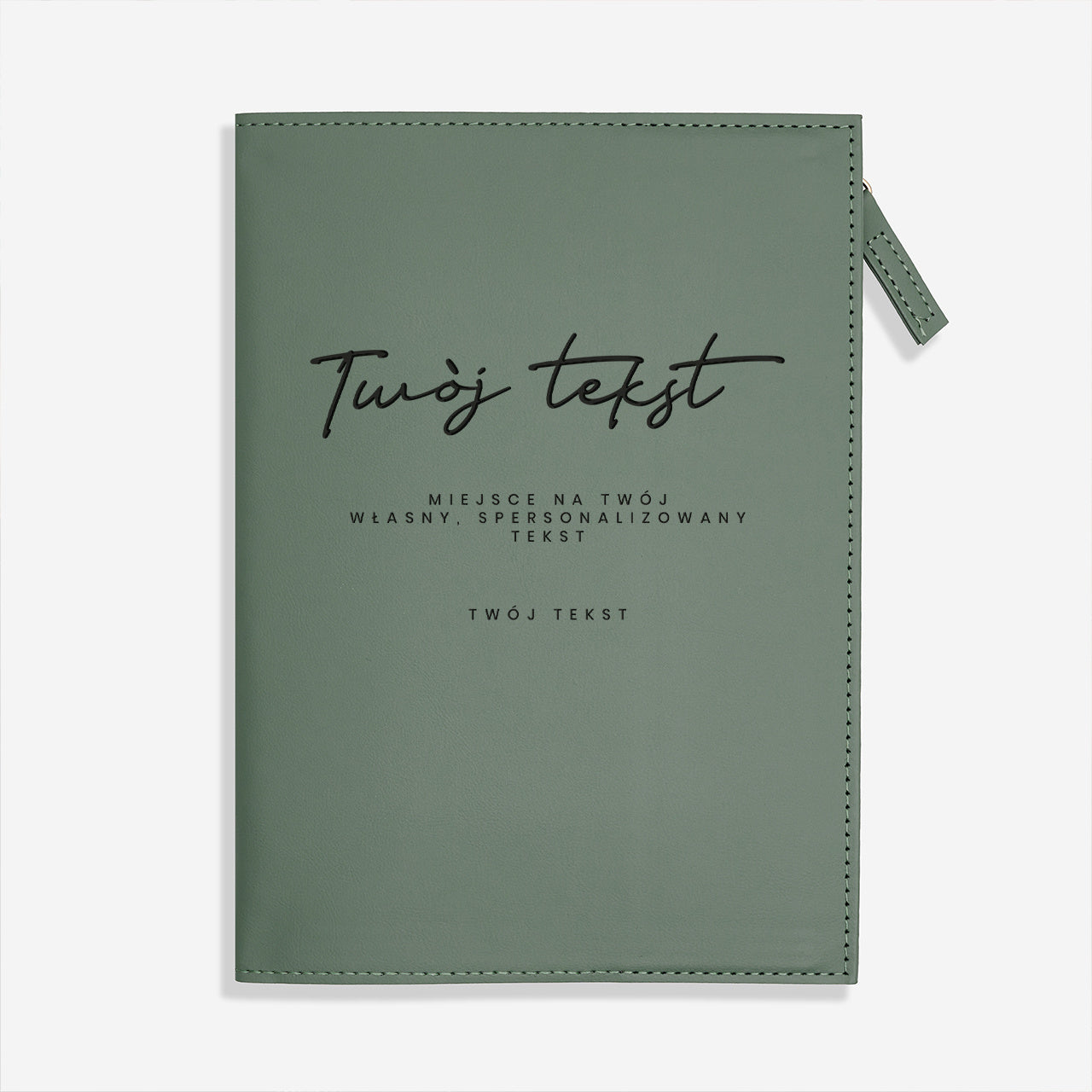 Notatnik grawerowany z własnym tekstem - Twój tekst