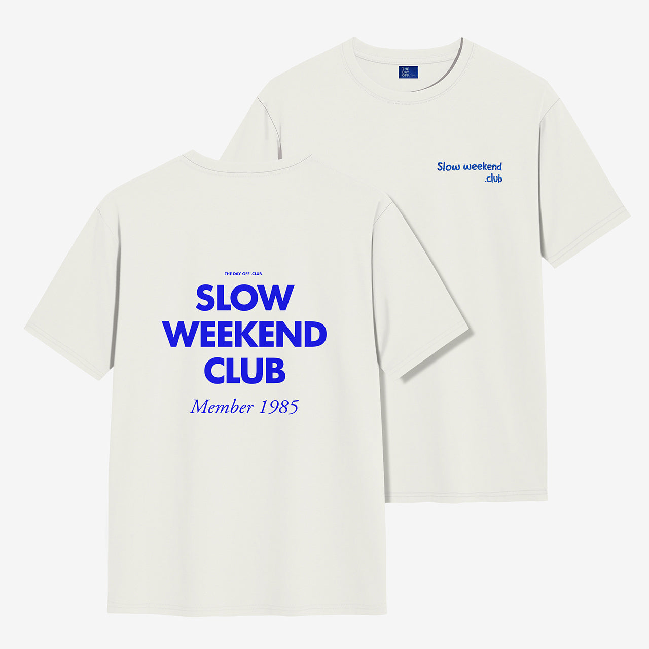 Koszulka TheDayOff Slow Weekend Club prezent dla mężczyzny koszulka męska z nadrukiem prezent na Dzień Chłopaka