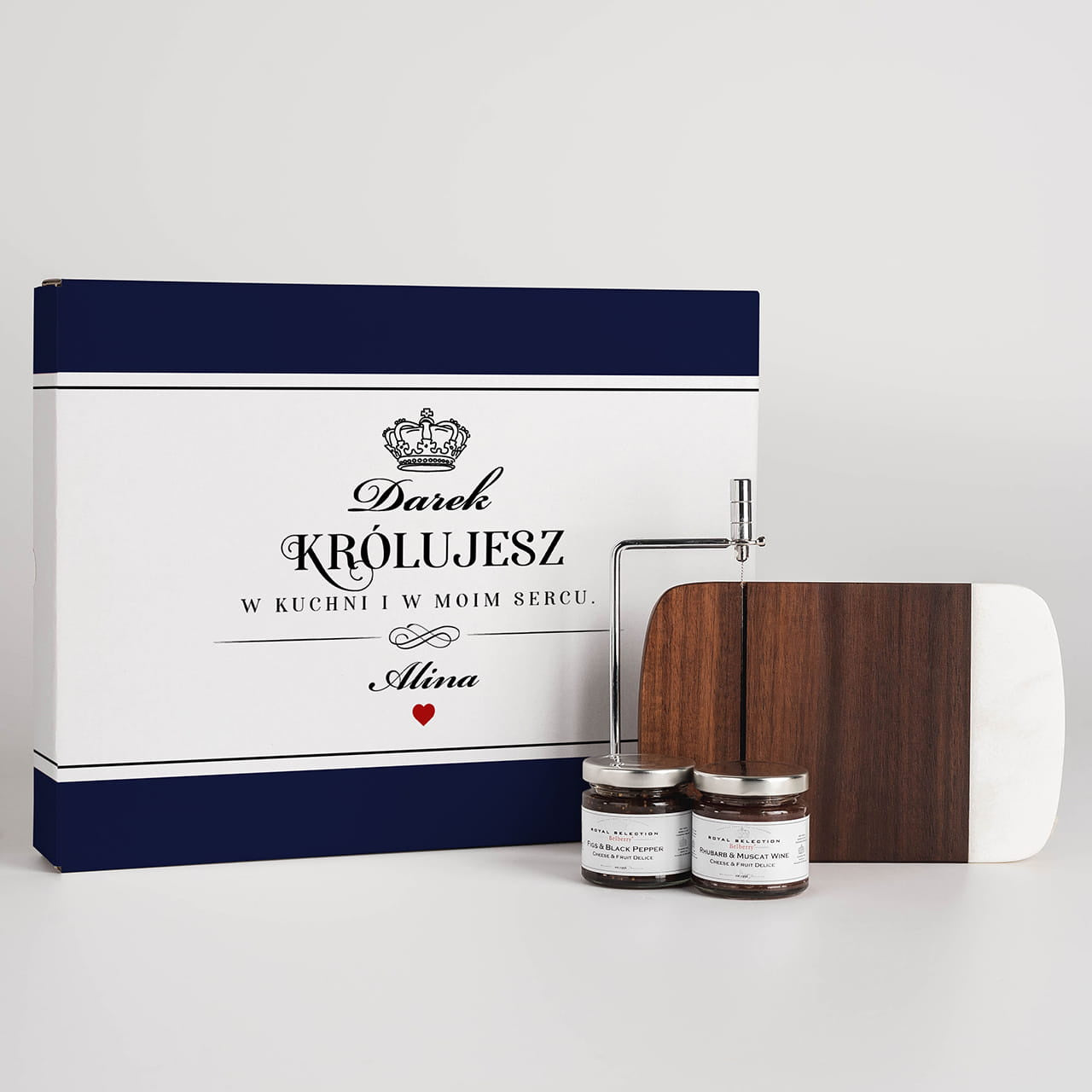 Konfitury i deska do serów na urodziny dla niego prezent na urodziny dla niego zestaw konfitur deska do sera