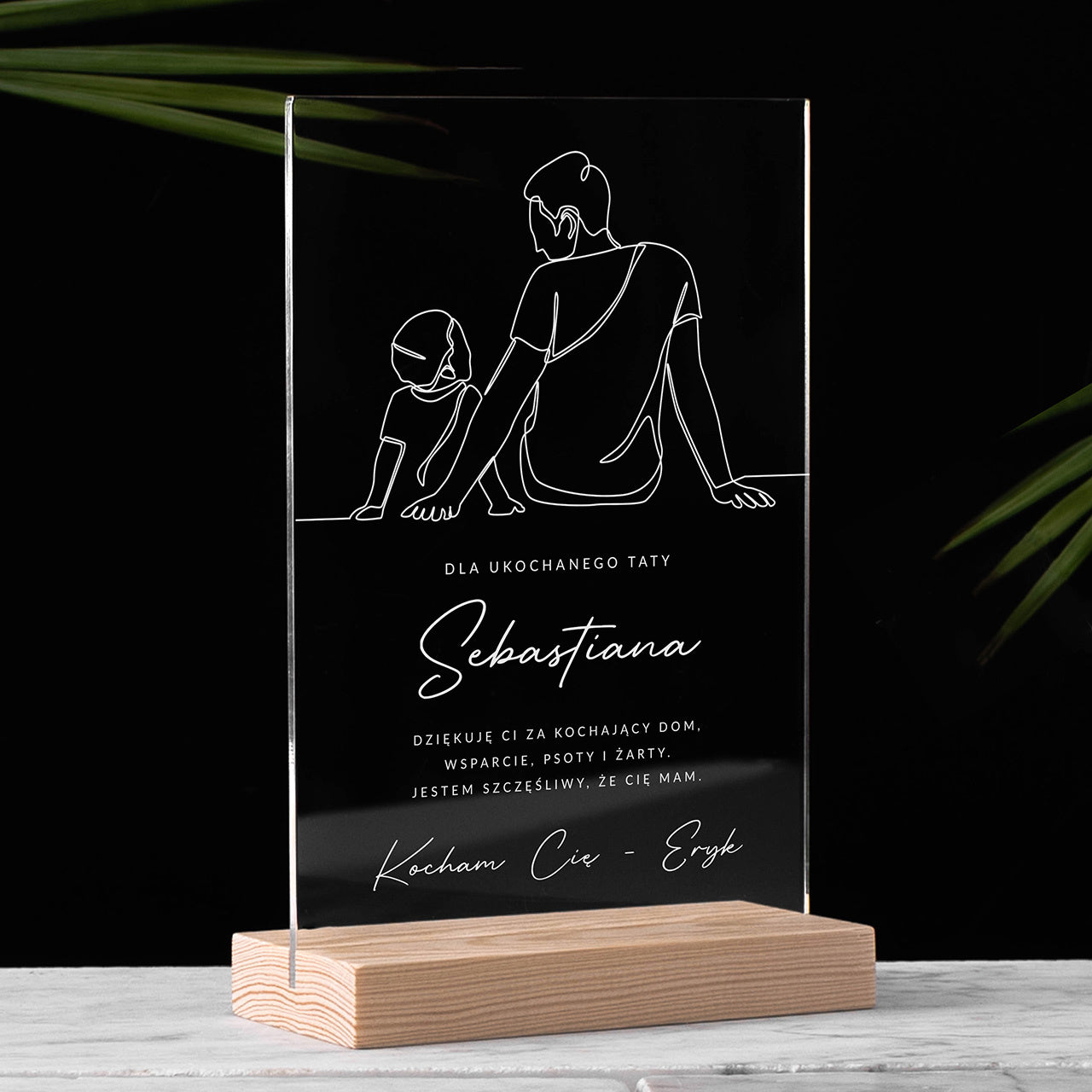 Statuetka na Dzień Taty od syna