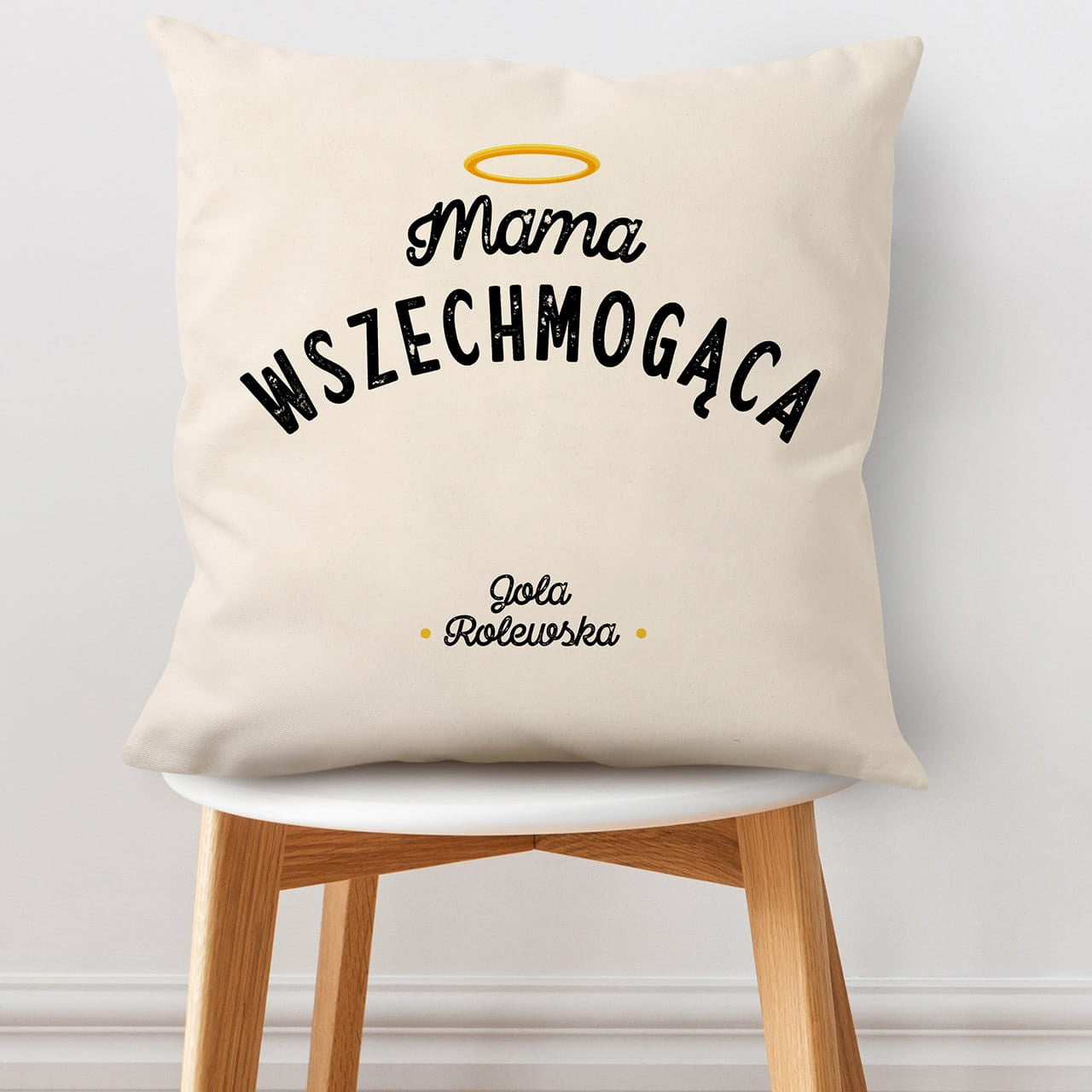 Śmieszna poduszka na Dzień Mamy