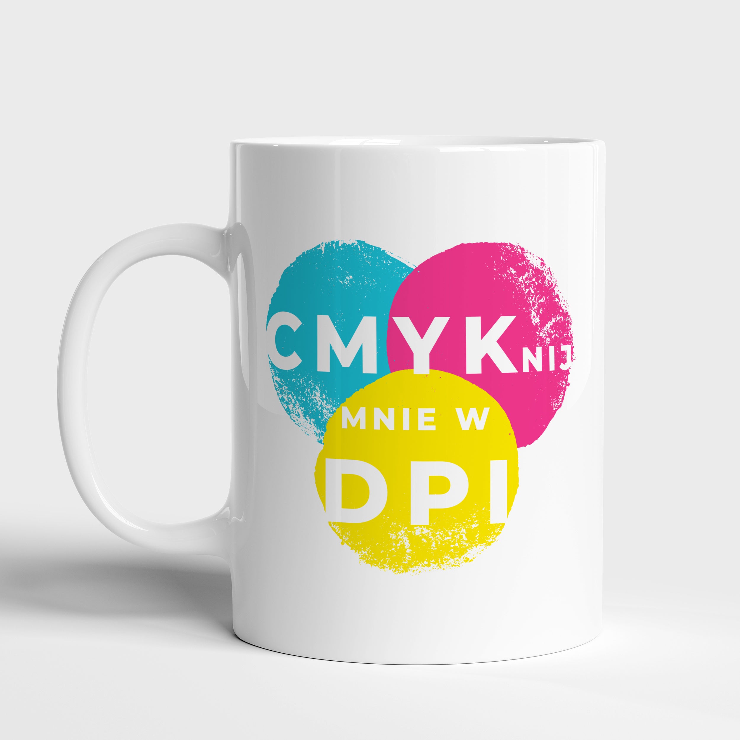Personalizowany kubek - Cmyknij Mnie - śmieszny kubek dla grafika