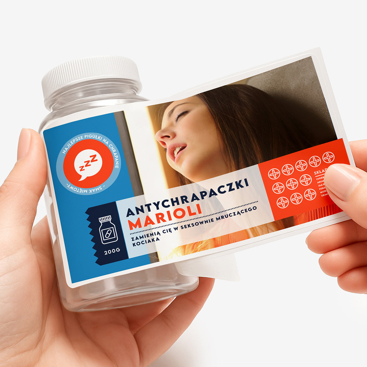 Pojemnik na cukierki z personalizowaną etykietą - śmieszny prezent dla ukochanej prezent dla niej 