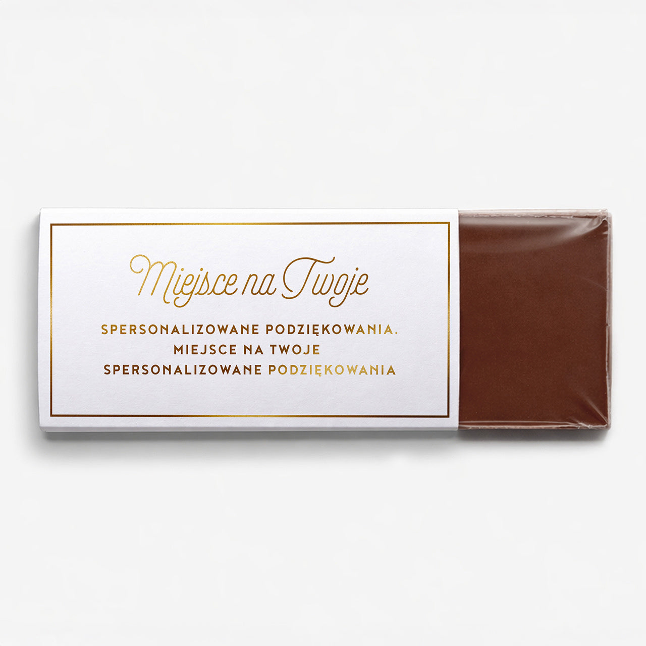 Czekolada ze złoceniem - Słodkie Podziękowanie