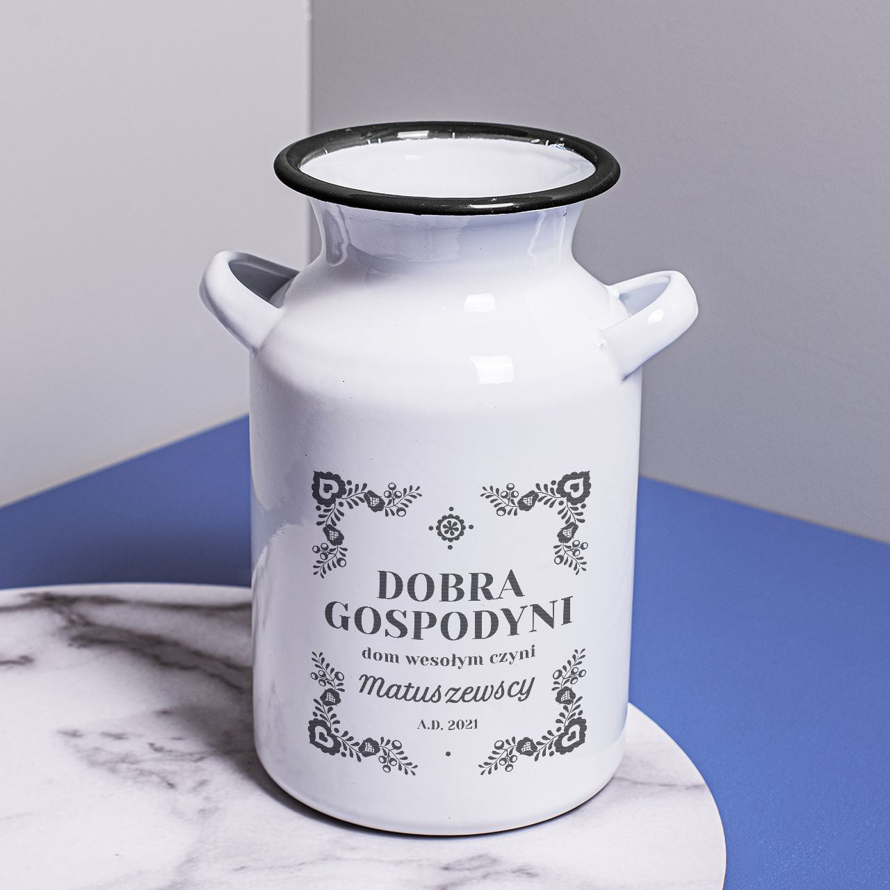 Dzbanek ozdobny na prezent dla gospodyni
