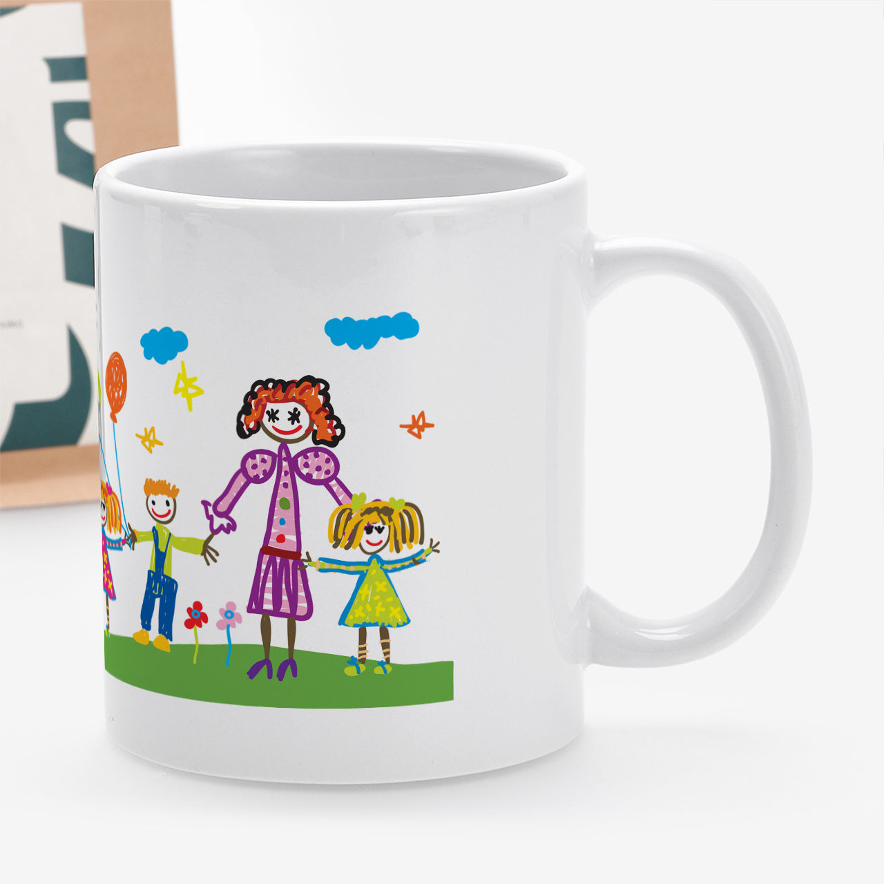 Kawa i personalizowany kubek - prezent dla przedszkolanki
