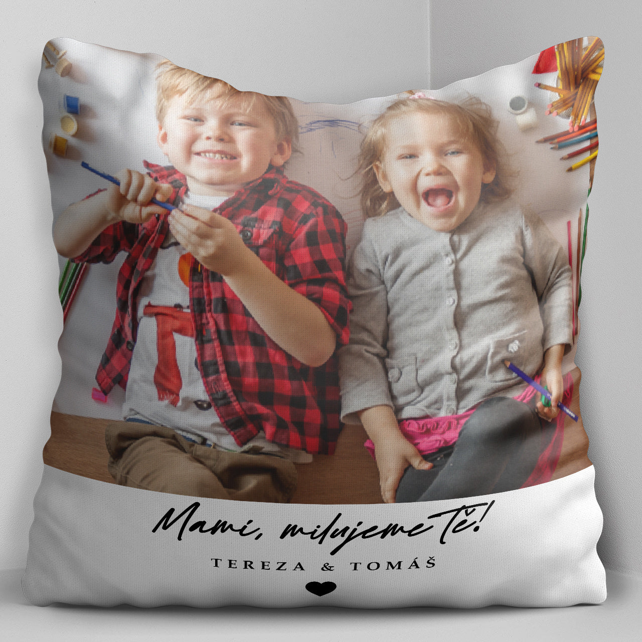 Fotopolštář pro maminku – sentimentální dárek pro maminku