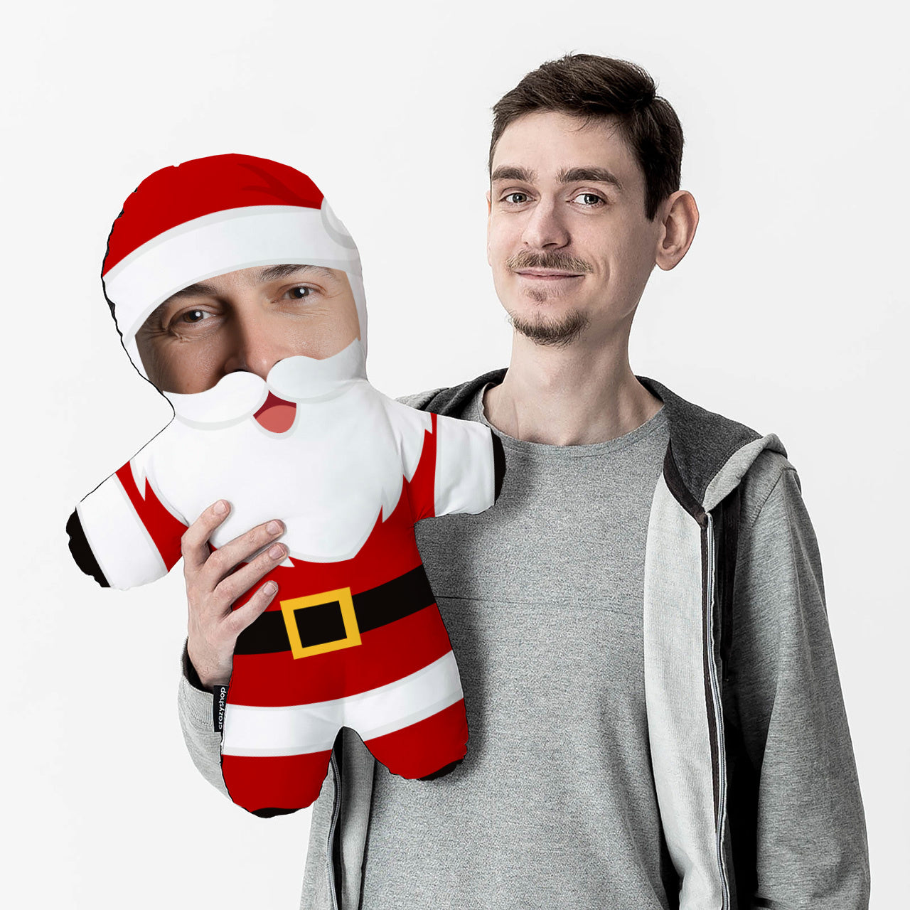 Świąteczna poduszka Święty Mikołaj - prezent na Mikołajki