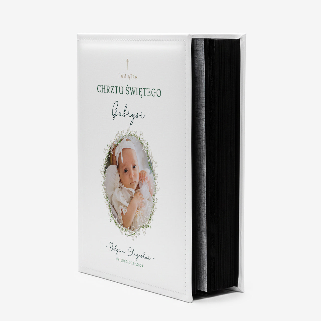 Personalizowany album na chrzest - pamiątka chrztu świętego