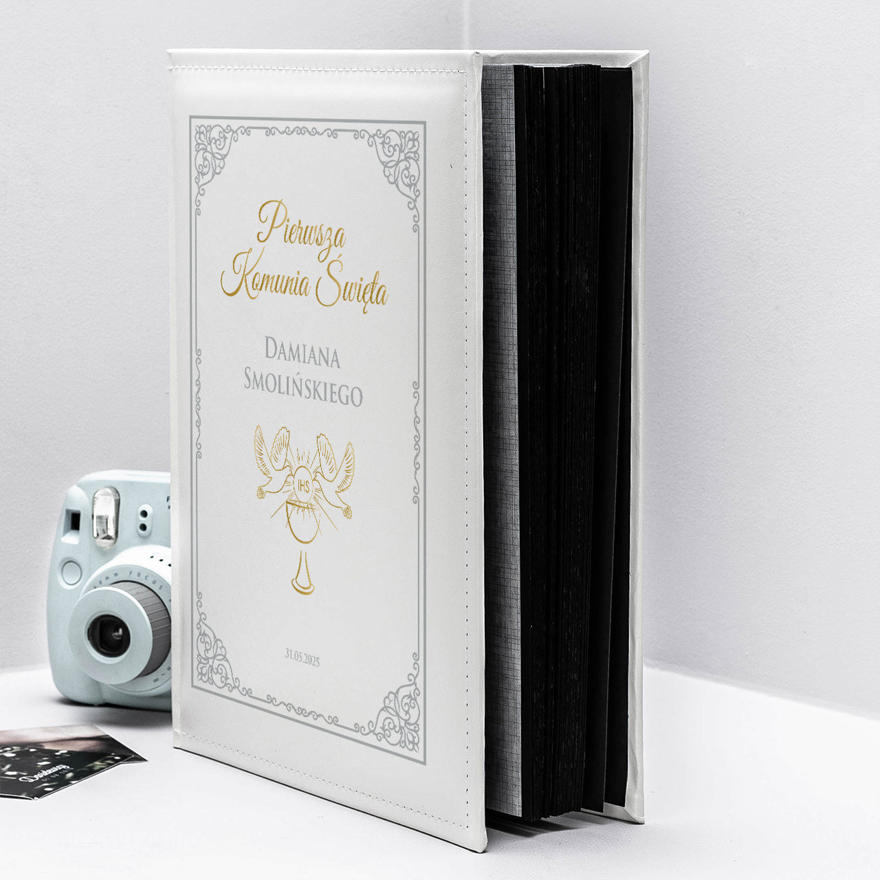 Album na zdjęcia Komunijne personalizowana pamiątka Pierwszej Komunii Świętej