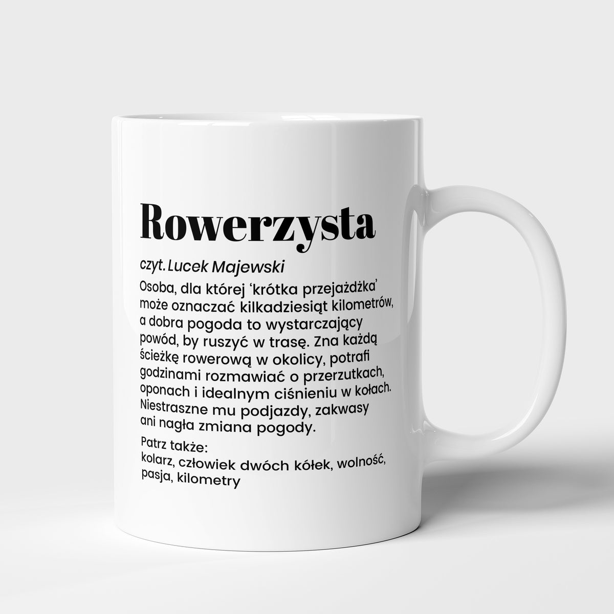 Personalizowany kubek dla rowerzysty - prezent dla kolarza