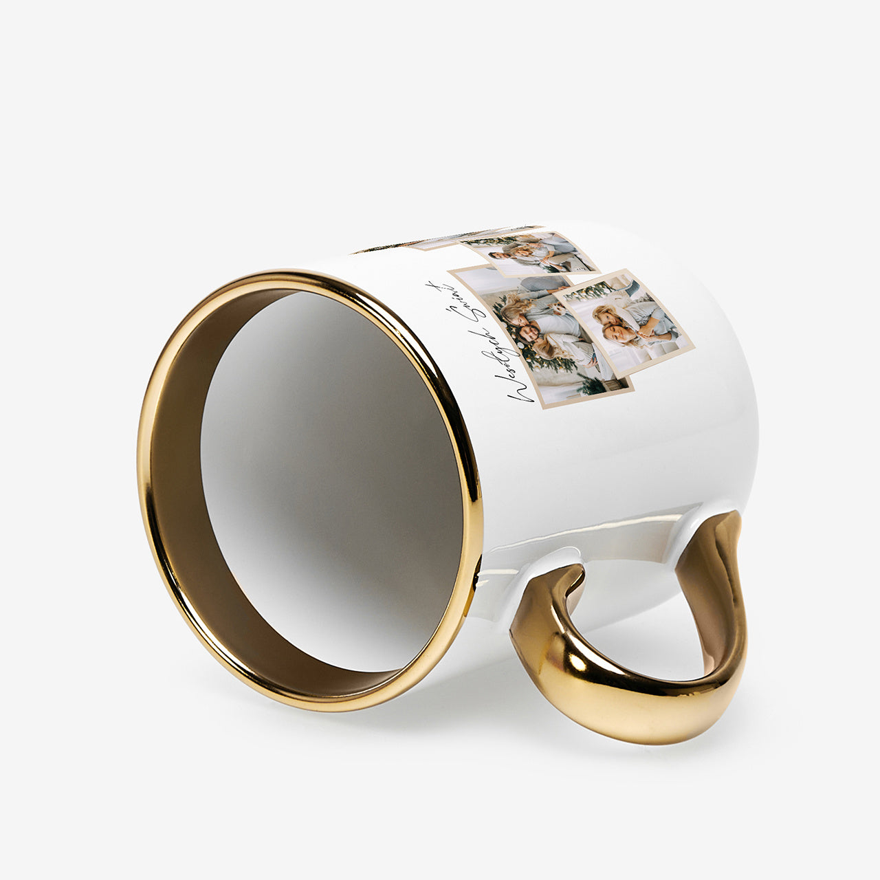 Personalizowany kubek świąteczny - Kolaż Zdjęć - prezent na święta ze zdjęciami