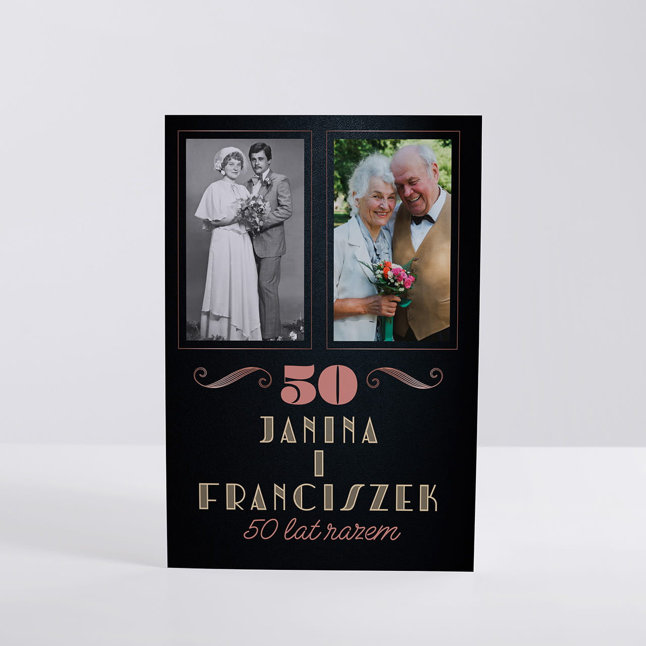 Kartka na Złote Gody - 50 rocznica ślubu