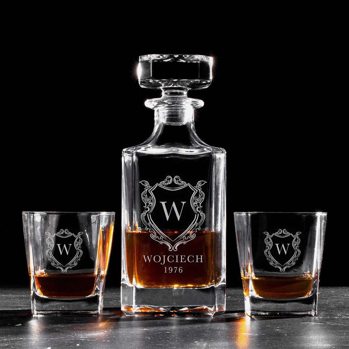 Zestaw do whisky dla mężczyzny - królewski rocznik
