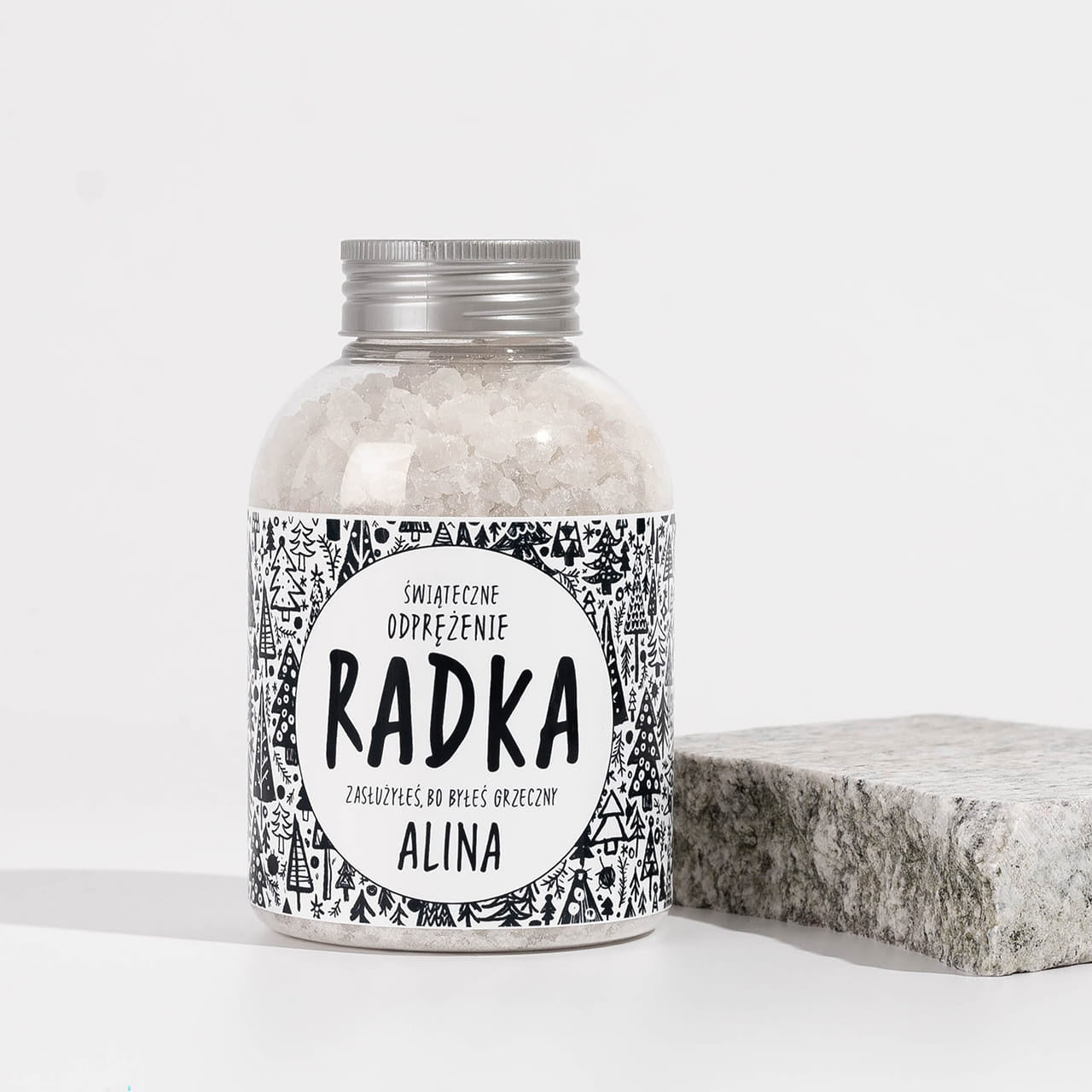 Personalizowana sól do kąpieli - upominek świąteczny dla chłopaka upominek dla chłopaka upominek na święta