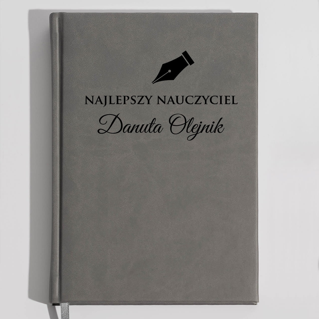Personalizowany planer nauczyciela - szary