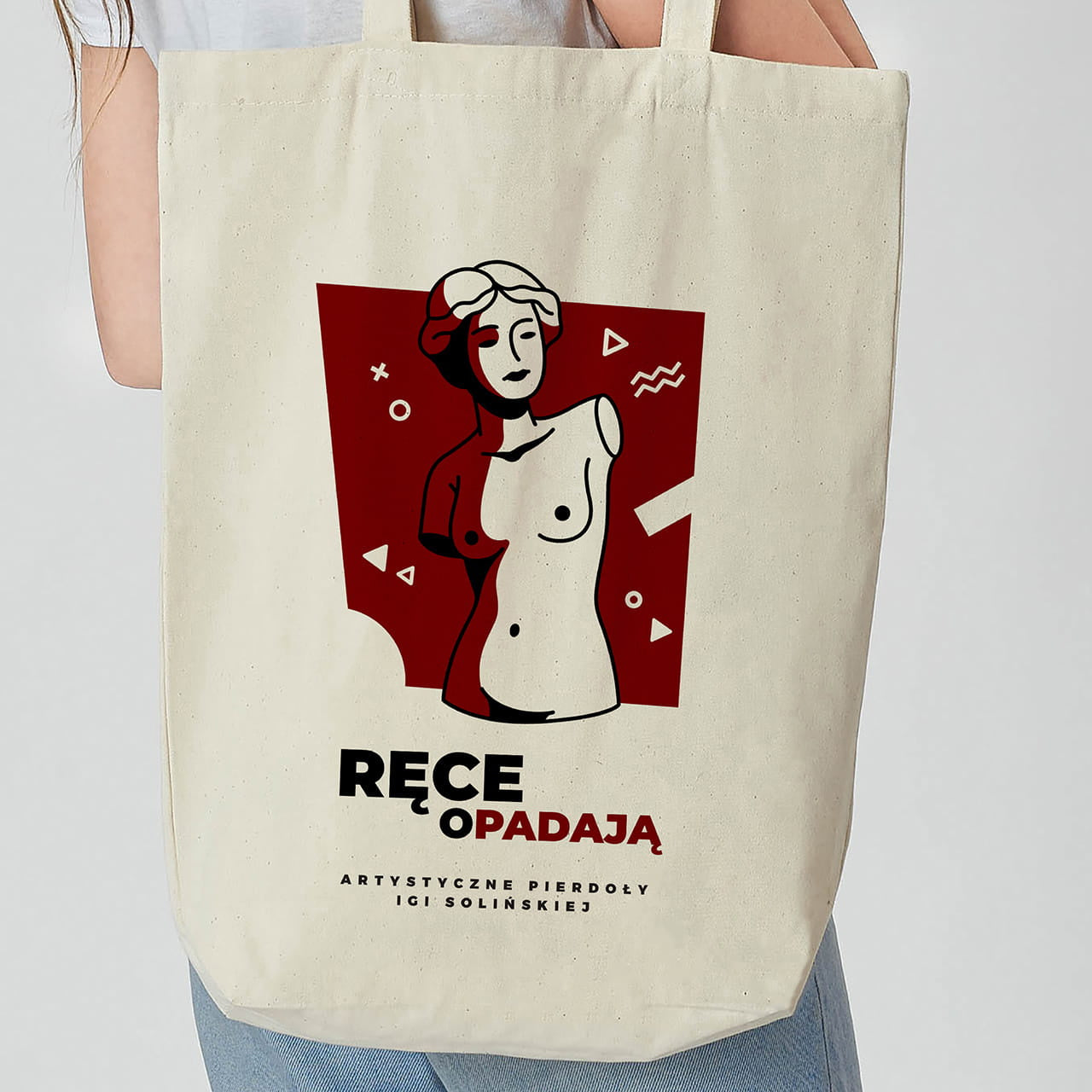 Personalizowana torba z nadrukiem - prezent dla artystki