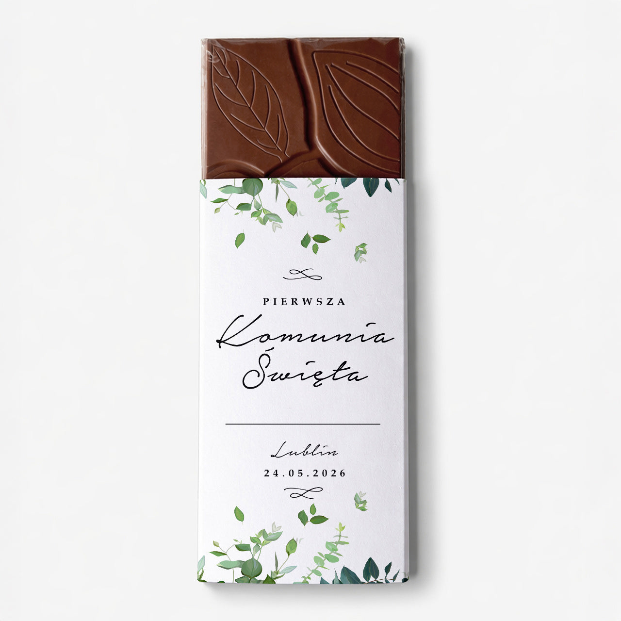 Personalizowana czekolada - upominek na pierwszą komunię świętą czekolada na komunię pamiątka komunijna