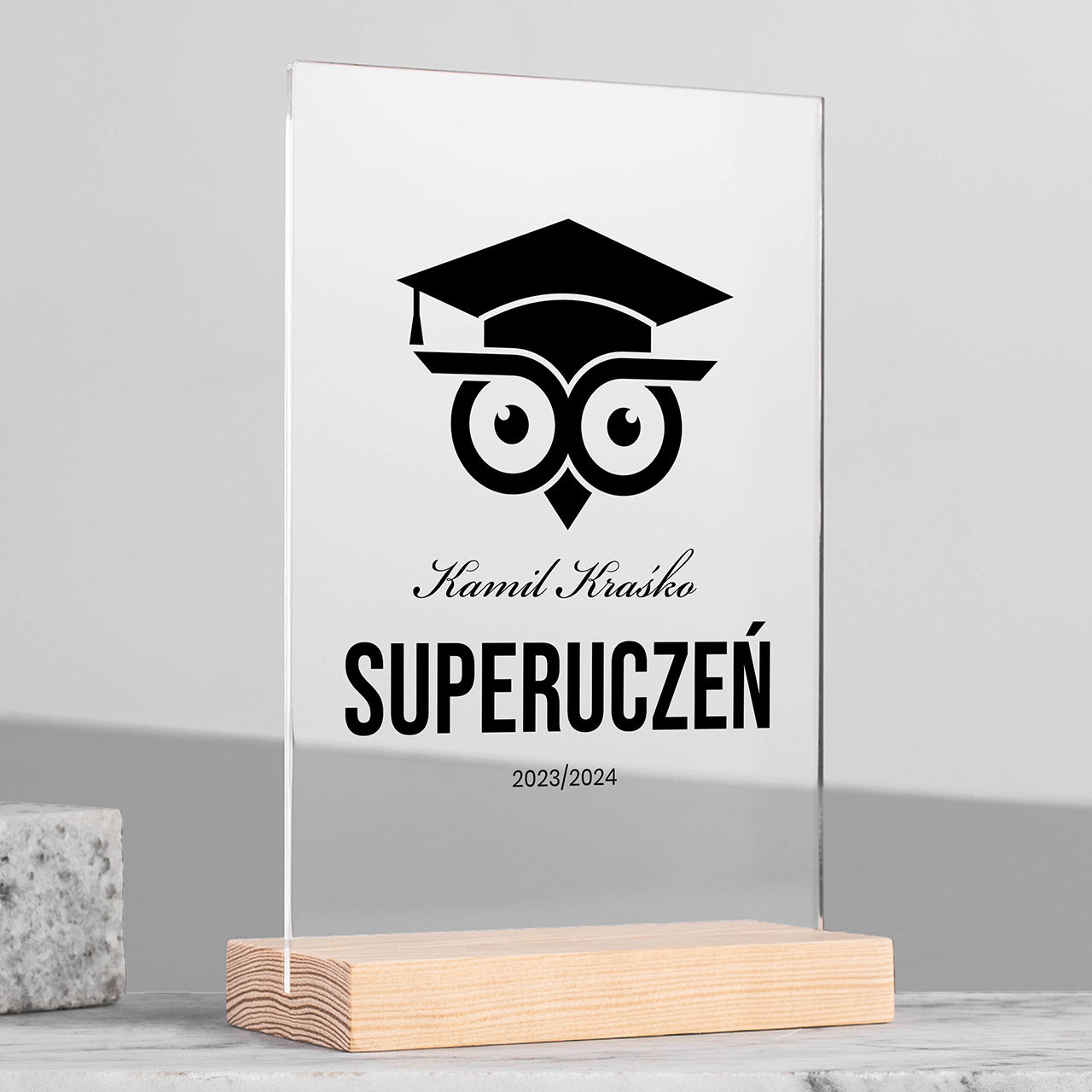 Statuetka dla ucznia - superuczeń