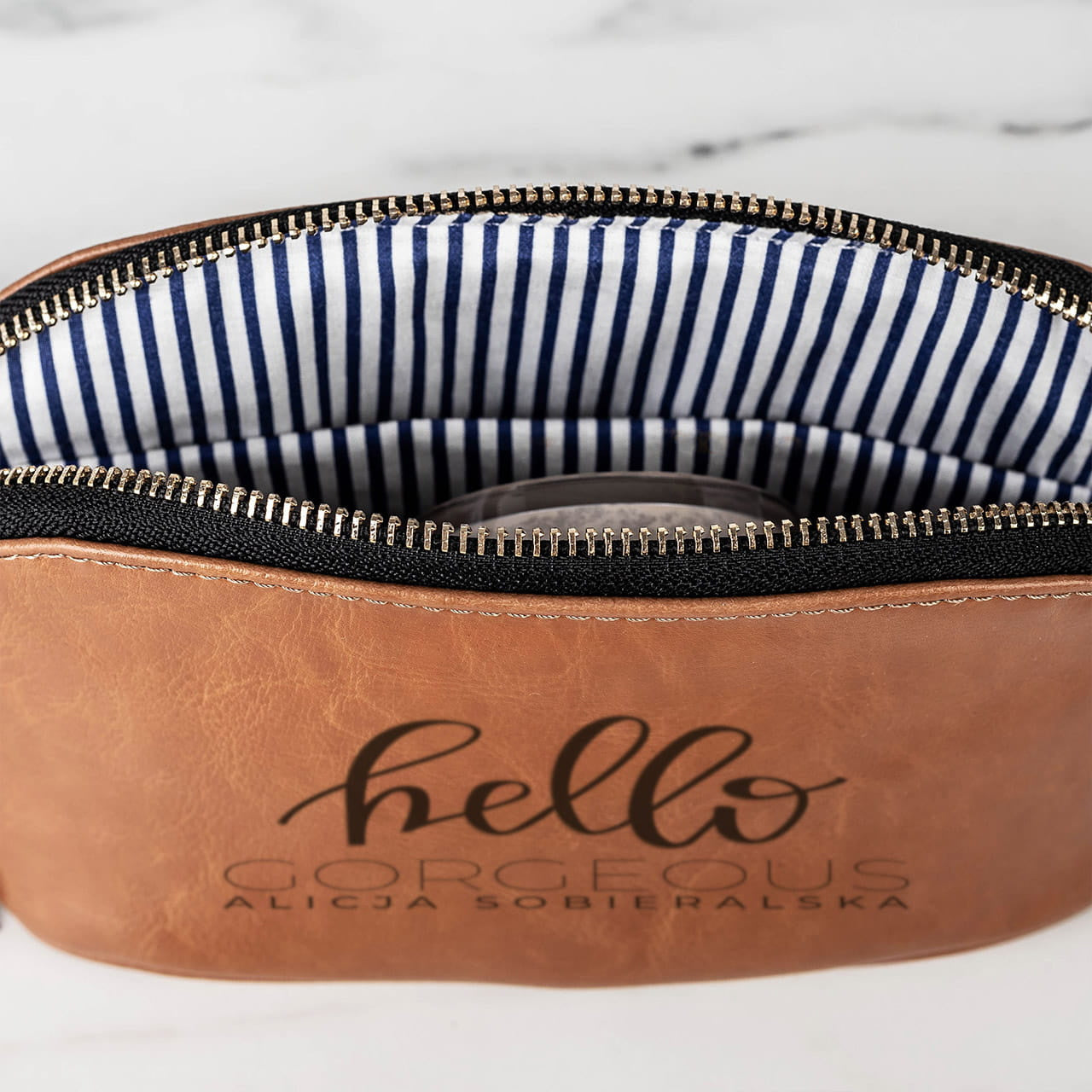 Damska kosmetyczka z personalizacją - prezent urodzinowy dla dziewczyny prezent na urodziny dla dziewczyny 