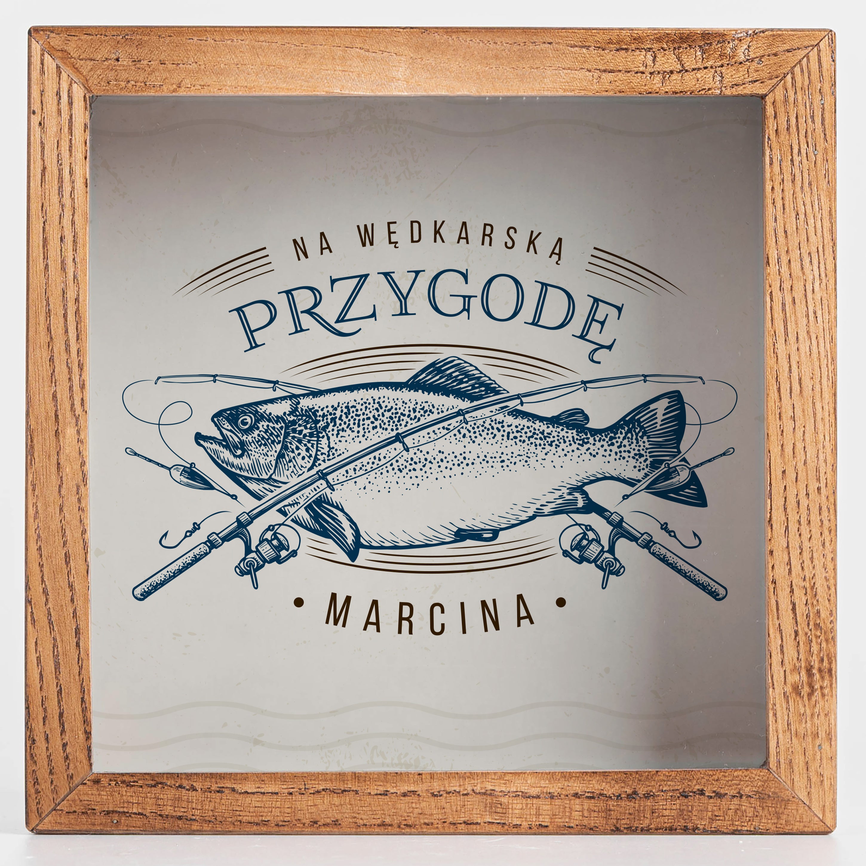 Skarbonka dla wędkarza - personalizowany prezent