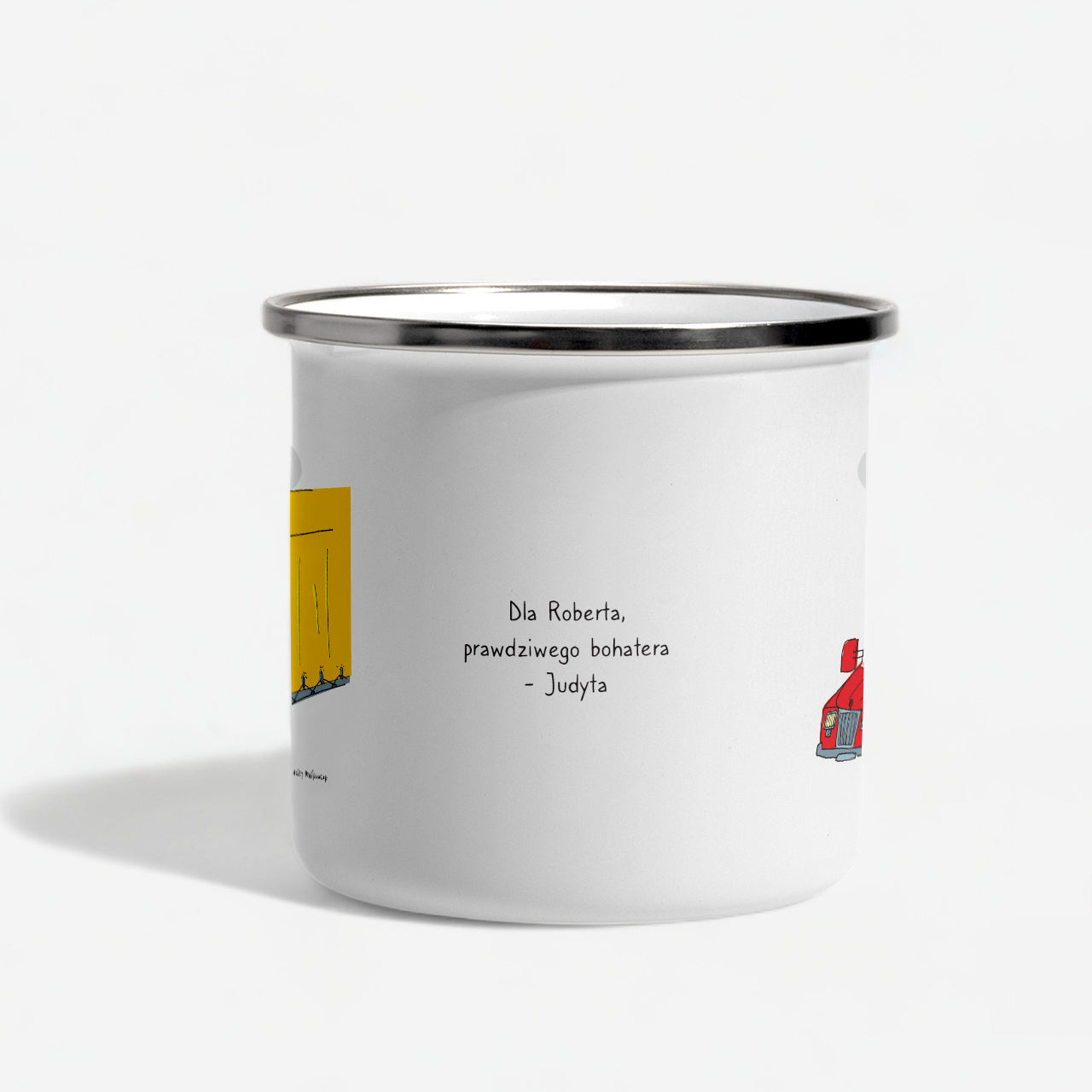 Personalizowany kubek dla kierowcy tira prezent dla kierowcy tira do kawy w trasie