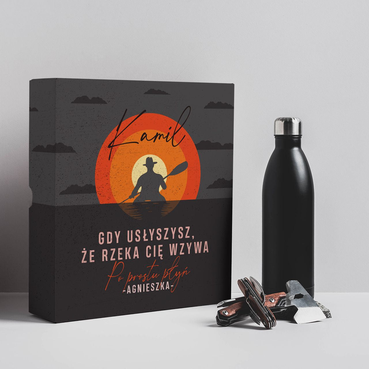 Zestaw na survival dla kajakarza zestaw survivalowy zestaw do survivalu prezent dla kajakarza