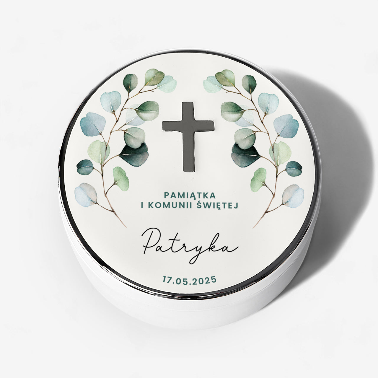 Personalizowany różaniec - pamiątka I komunii świętej prezent Komunijny różaniec komunijny pamiątka I Komunii