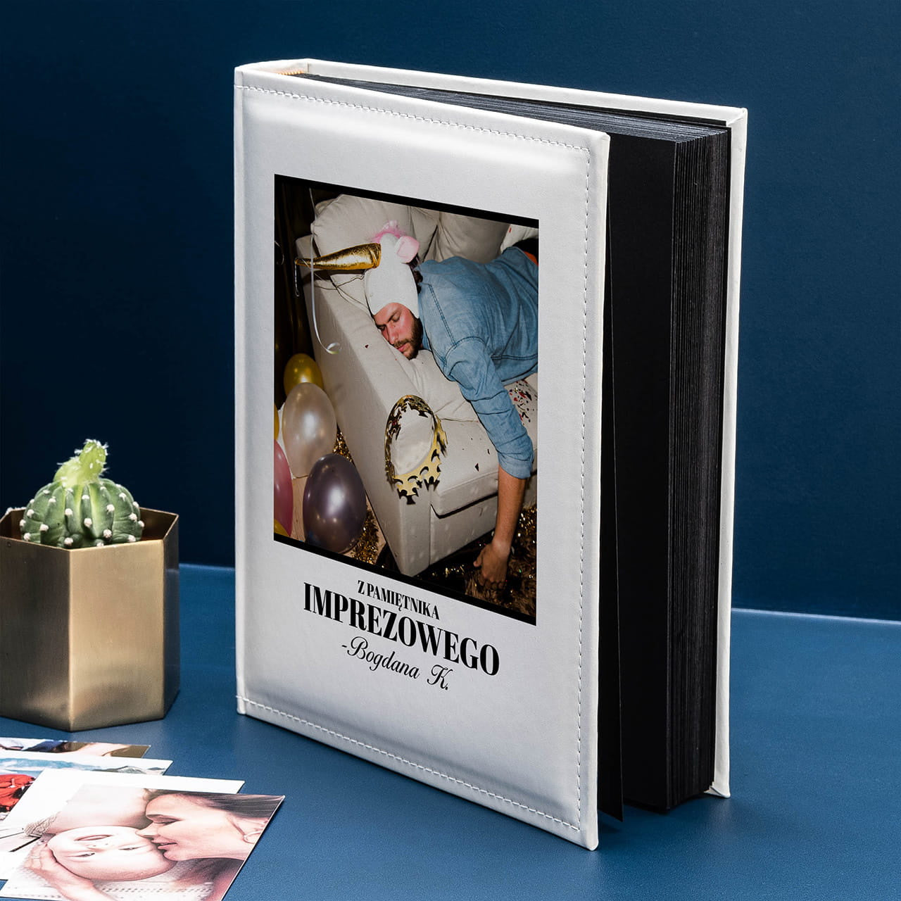 Album na zdjęcia dla imprezowicza prezent dla imprezowicza personalizowany album album do zdjęć album na prezent