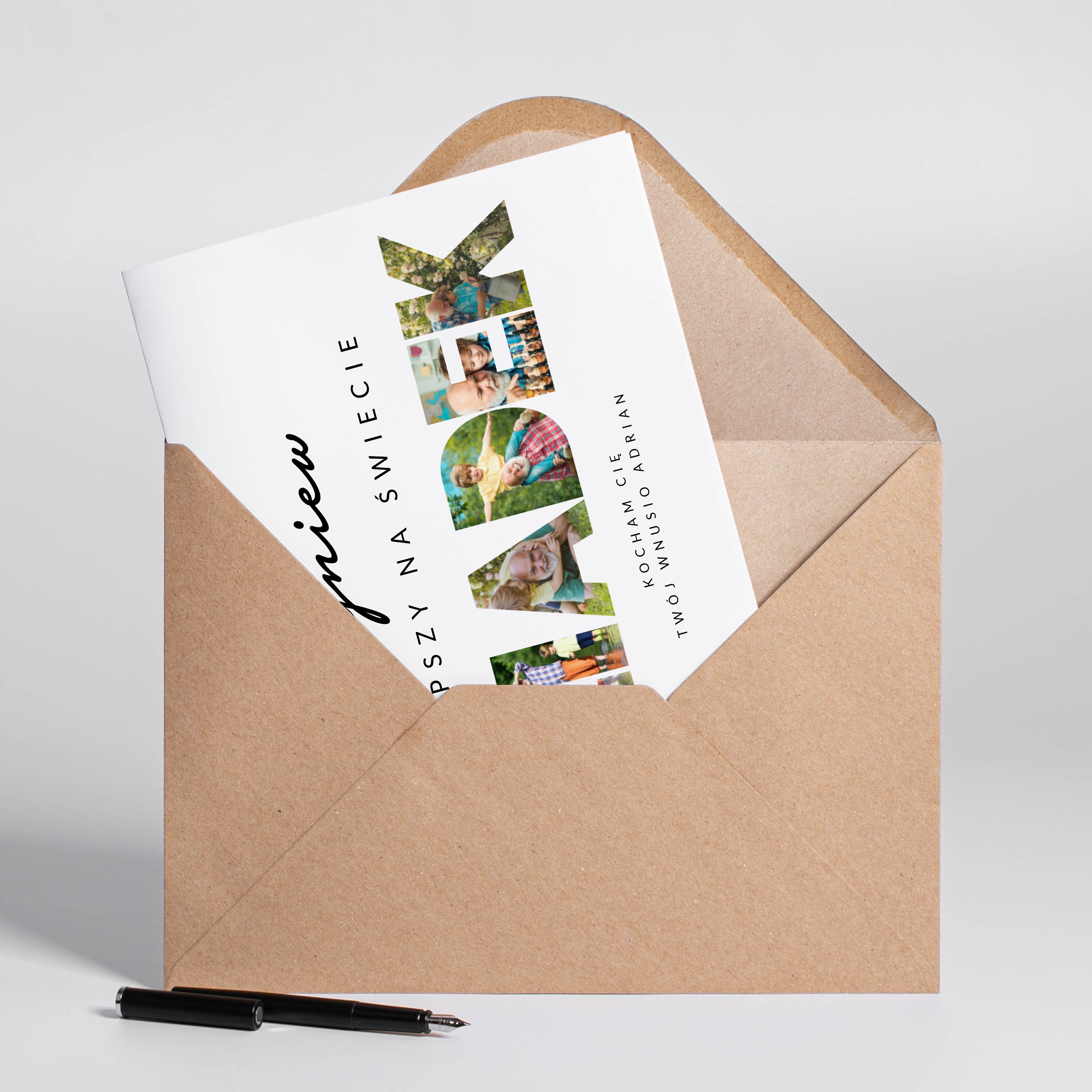 Personalizowana kartka XXL - duża kartka na Dzień Dziadka