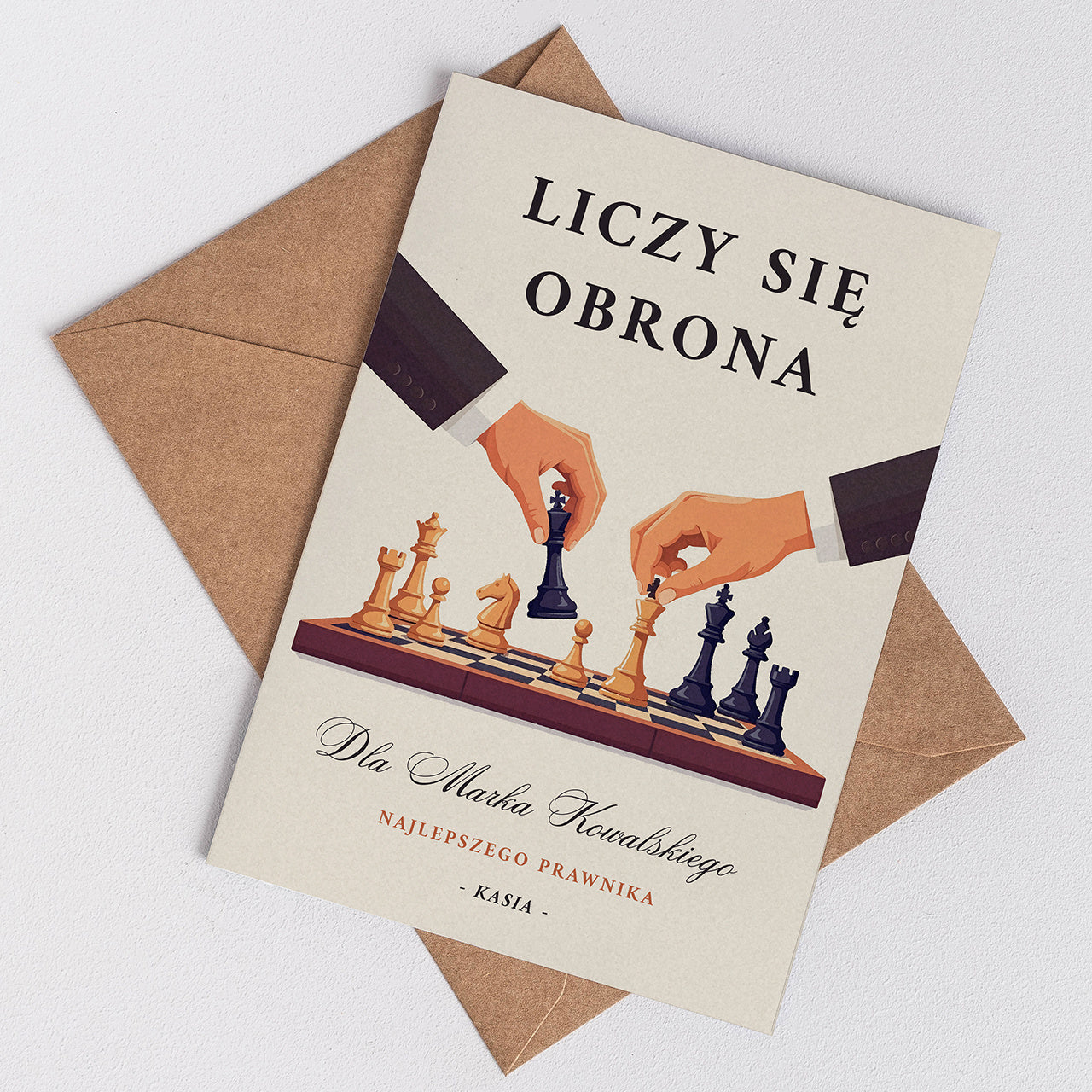 Personalizowana kartka dla prawnika