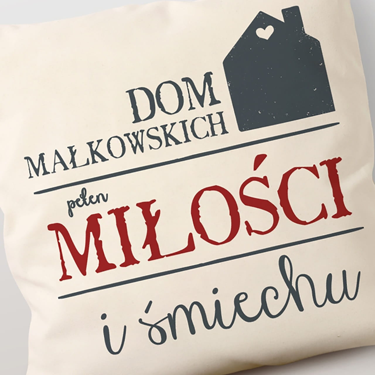 Poduszka na prezent dla nowożeńców