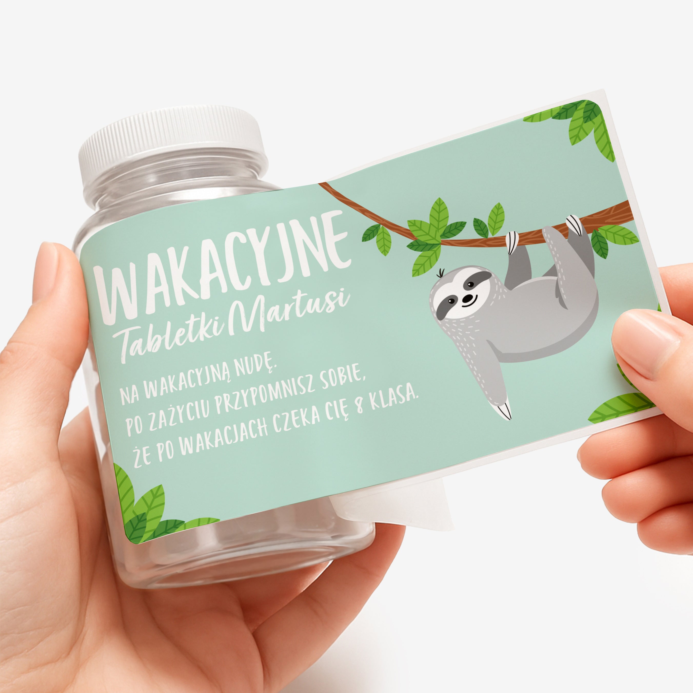 Personalizowane opakowanie na miętówki/cukierki - prezent na koniec roku prezent dla ucznia pojemnik na cukierki