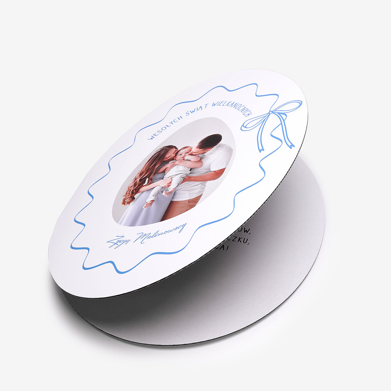 Kartka Wielkanocna - Duża Pisanka - kartka XXL ze zdjęciem