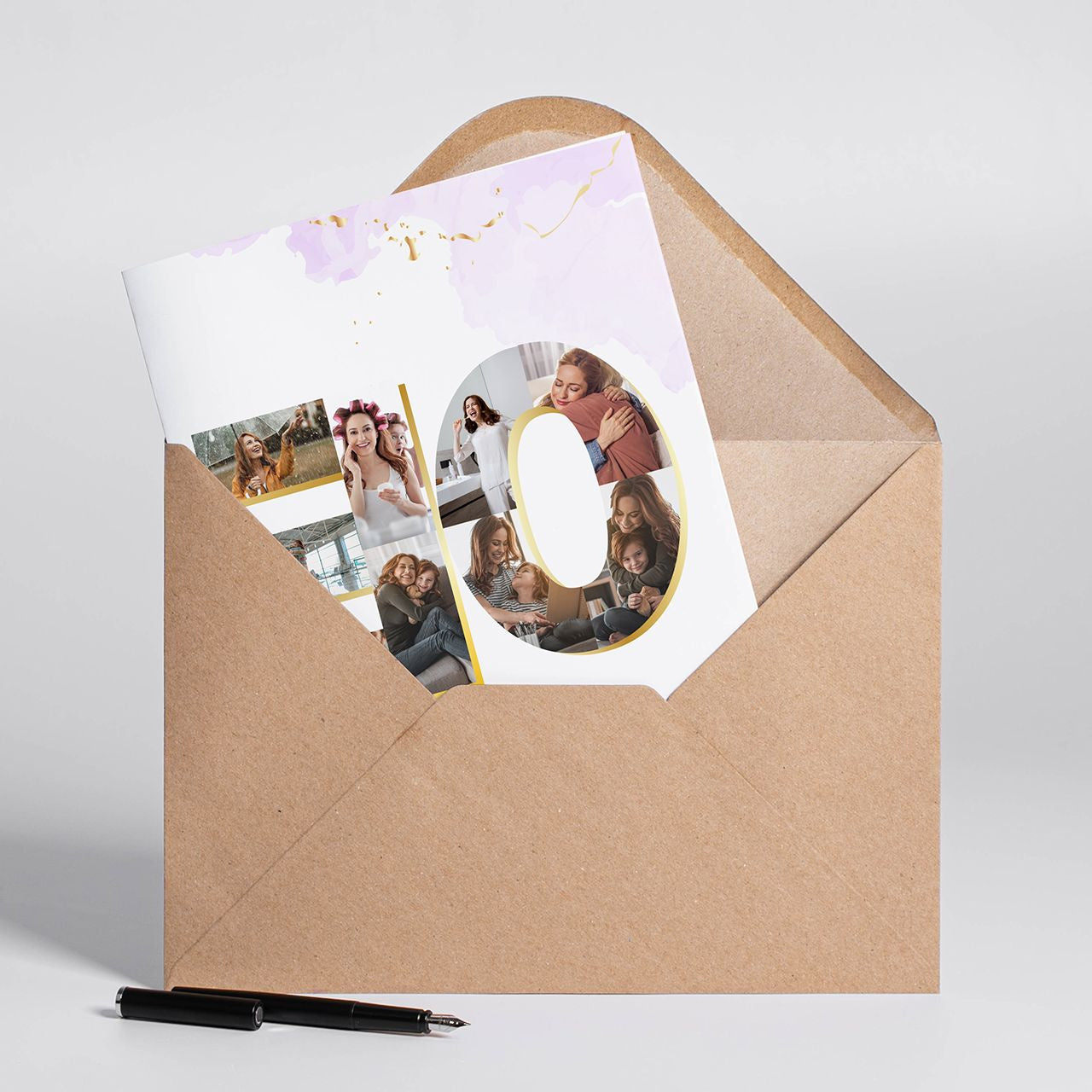 Personalizowana kartka XXL - prezent dla niej na 30 kartka personalizowana prezent na 30 dla niej