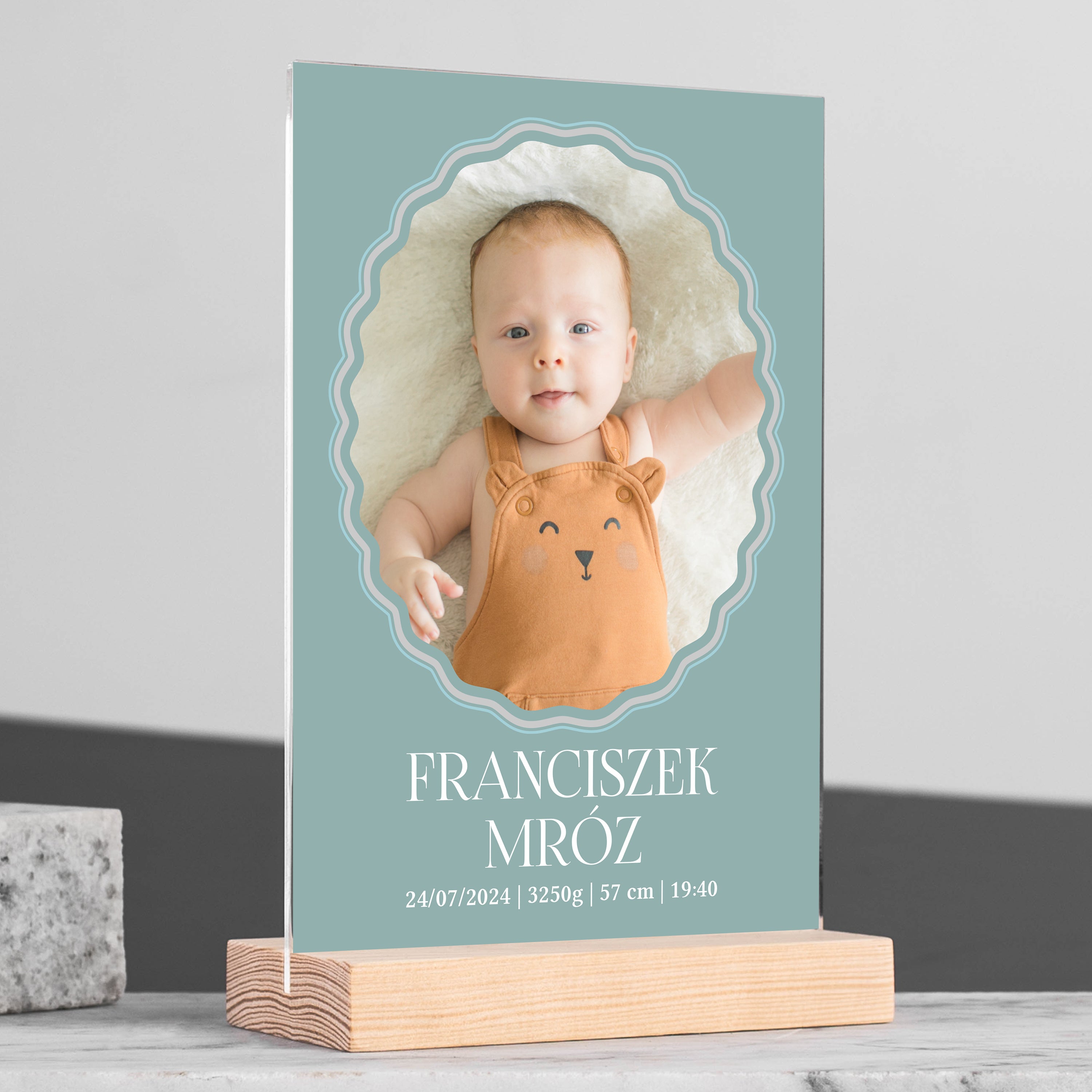 Personalizowana statuetka na Narodziny Dziecka