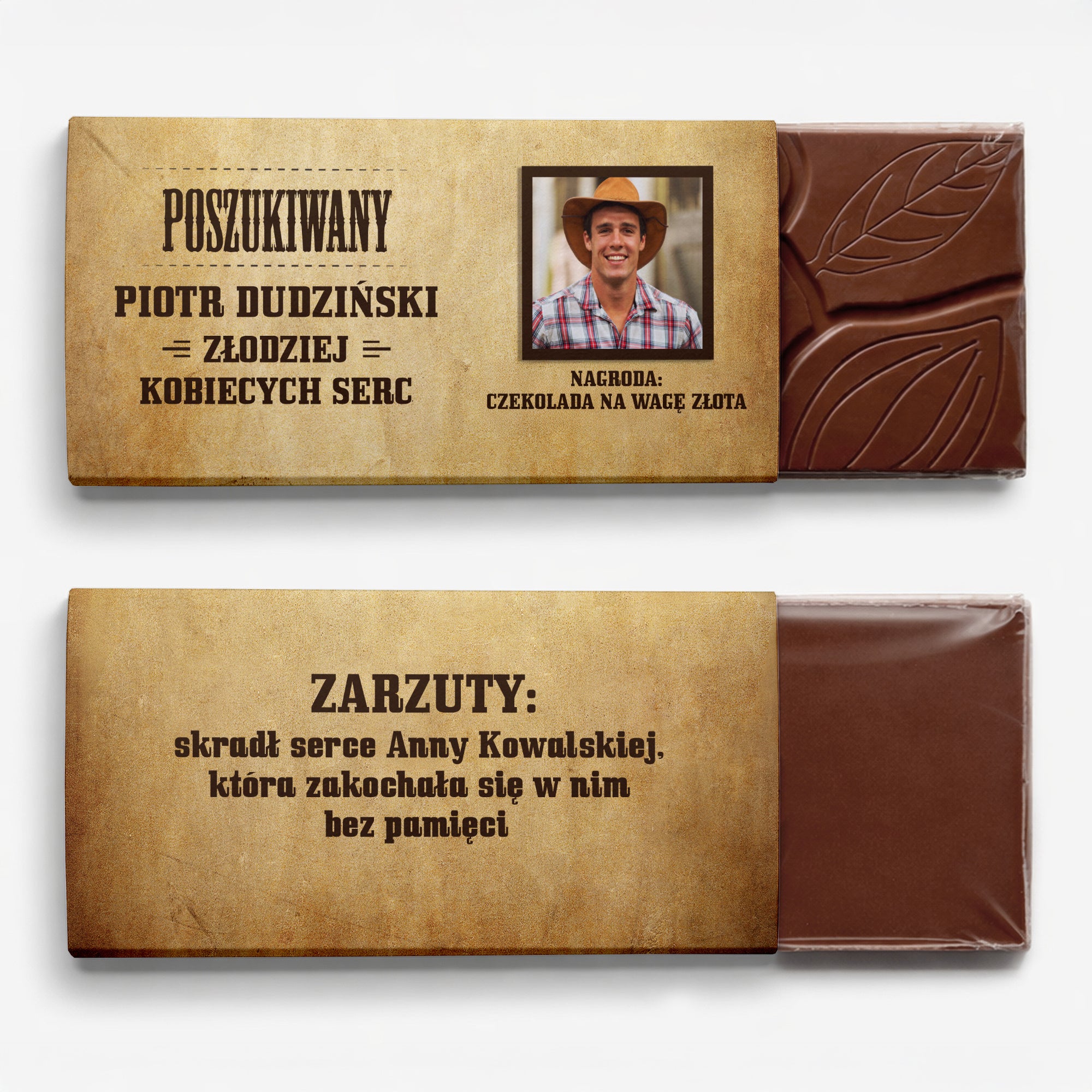 Śmieszna czekolada na Dzień Chłopaka prezent dla chłopaka czekolada personalizowana prezent na Dzień Chłopaka