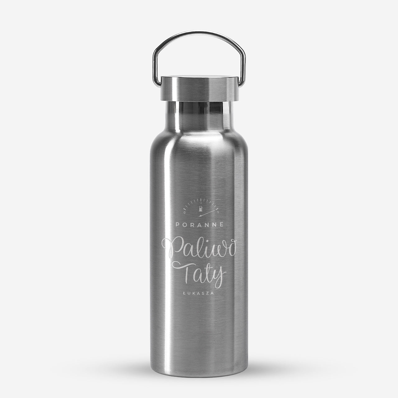 Grawerowany termos dla taty - poranne paliwo termos z grawerem prezent dla taty na Dzień Taty