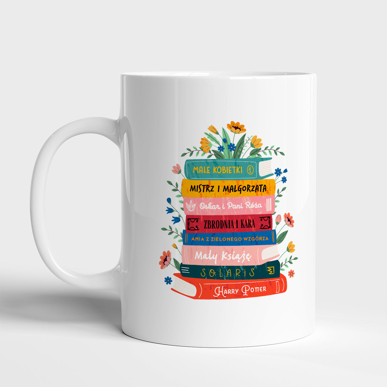 Kubek dla mola książkowego - moje ulubione książki prezent dla mola książkowego