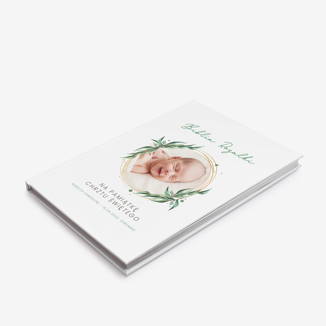 Biblia ze zdjęciem - prezent na Chrzest biblia na chrzest pamiątka chrztu świętego