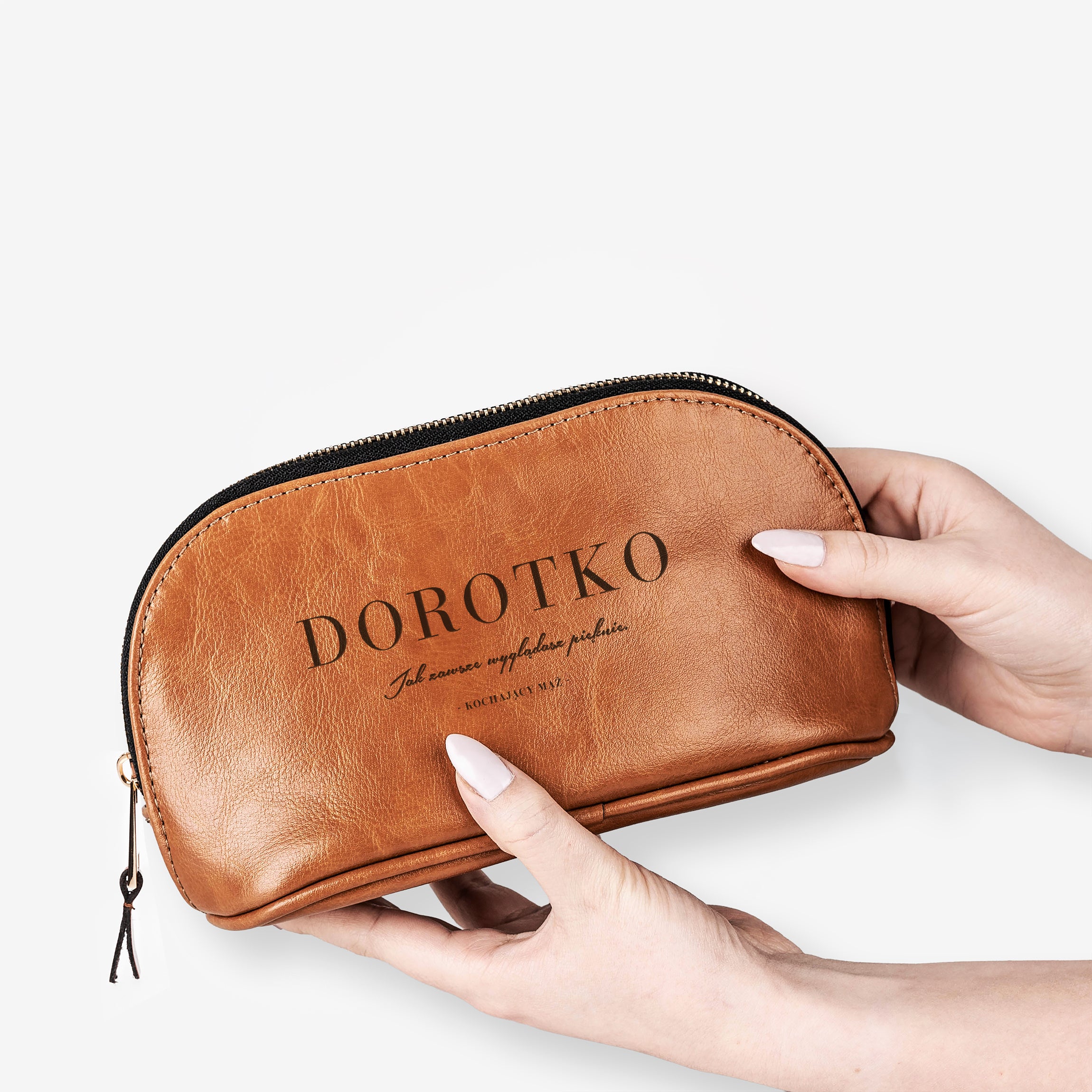 Damska kosmetyczka personalizowana - prezent dla żony na rocznicę personalizowana kosmetyczka kosmetyczka damska