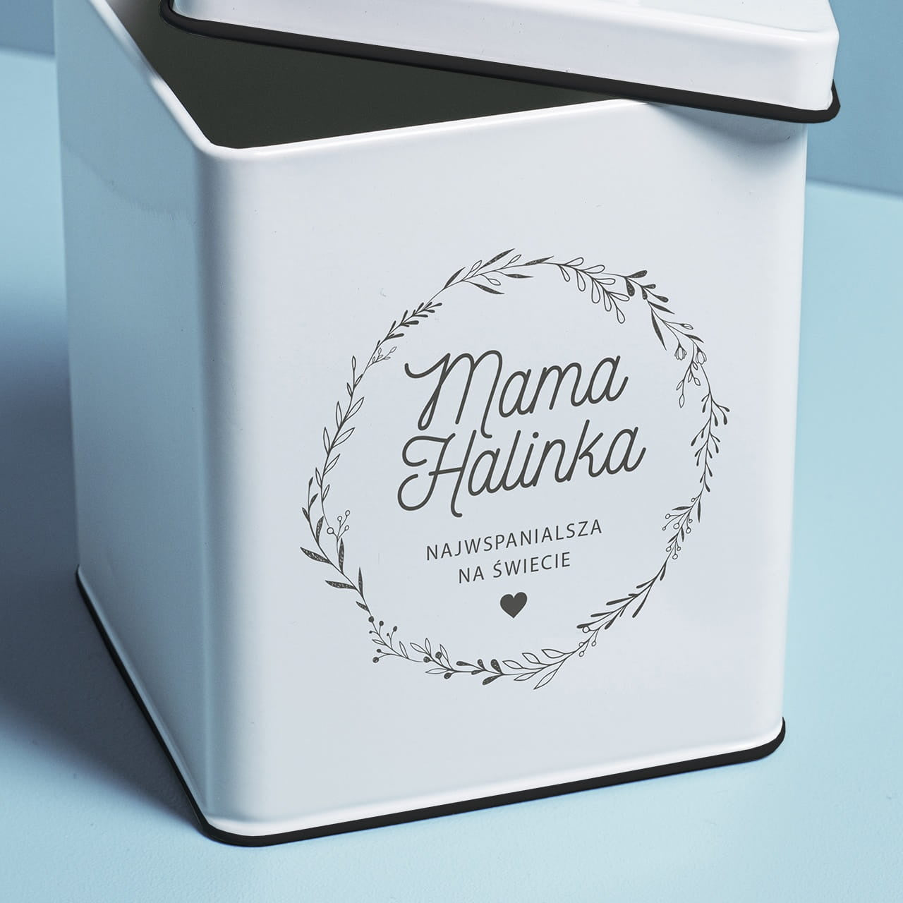 Personalizowana puszka na Dzień Mamy