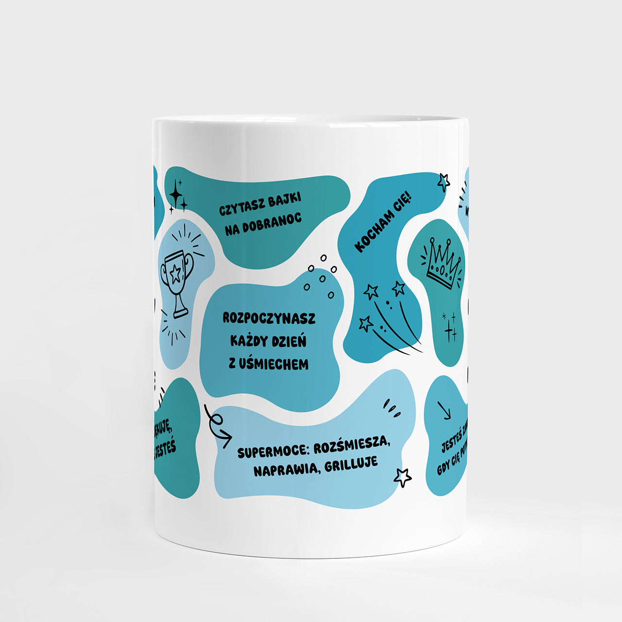 Kubek dla taty od dziecka prezent dla Taty na Dzień Taty wyjątkowy upominek dla Taty prezent od dziecka