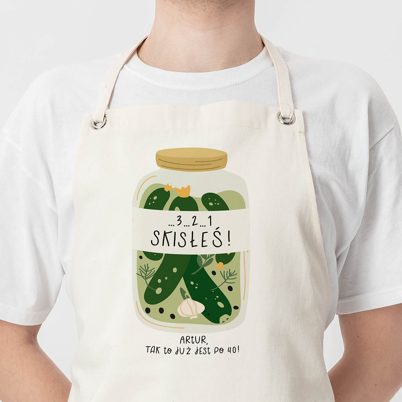 Śmieszny fartuch na 40 urodziny – skisłeś prezent na 40 urodziny dla mężczyzny