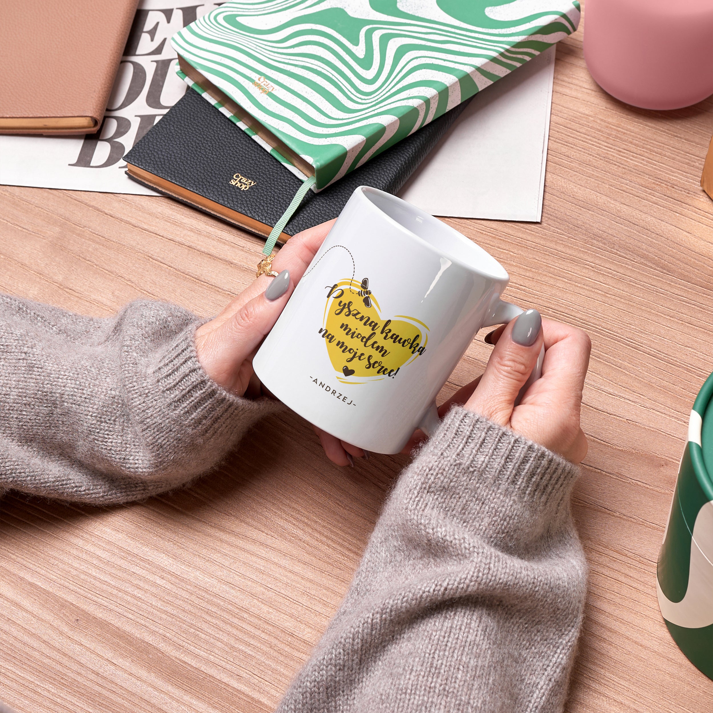 Personalizowany kubek dla pszczelarza