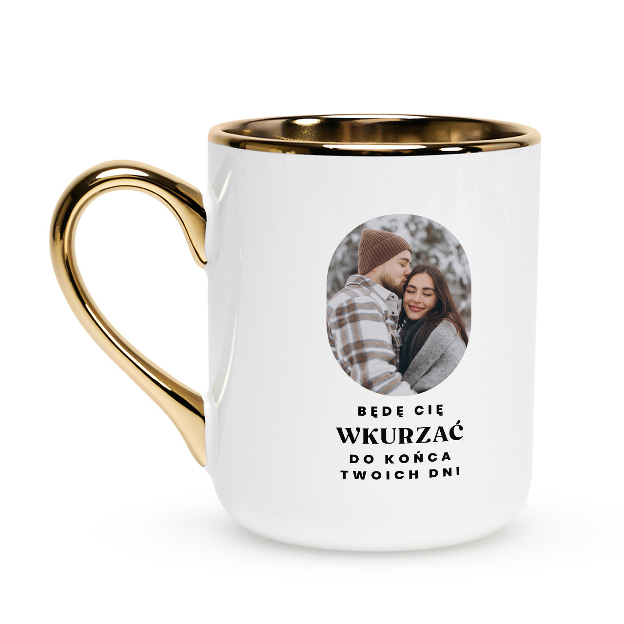 Śmieszny kubek walentynkowy - upominek na walentynki kubek na walentynki personalizowany kubek